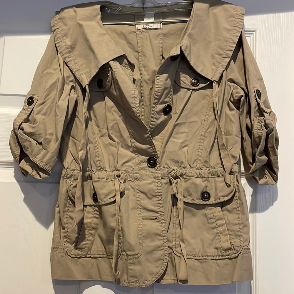 LOFT tan/beige jacket